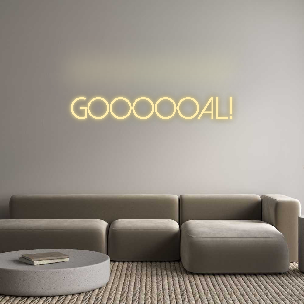 Custom Neon: Goooooal!