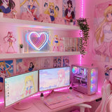 Heart infinity mirror LED Neon Sign