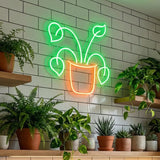 Plant LED Neon Sign