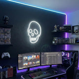 Skull Wall Mounted LED Neon Sign