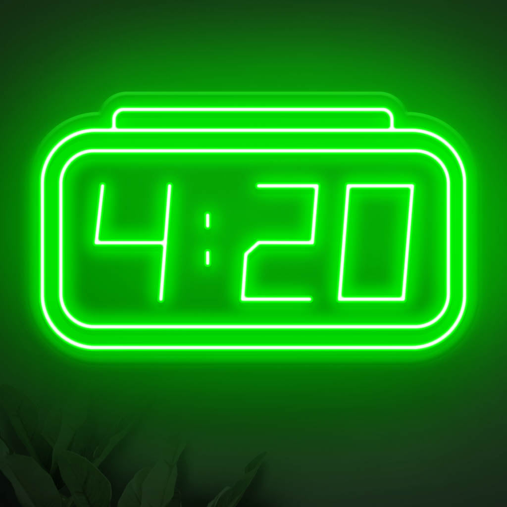 4:20 LED Neon Sign