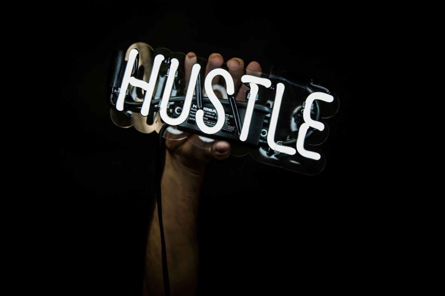 Hustle Neon Sign