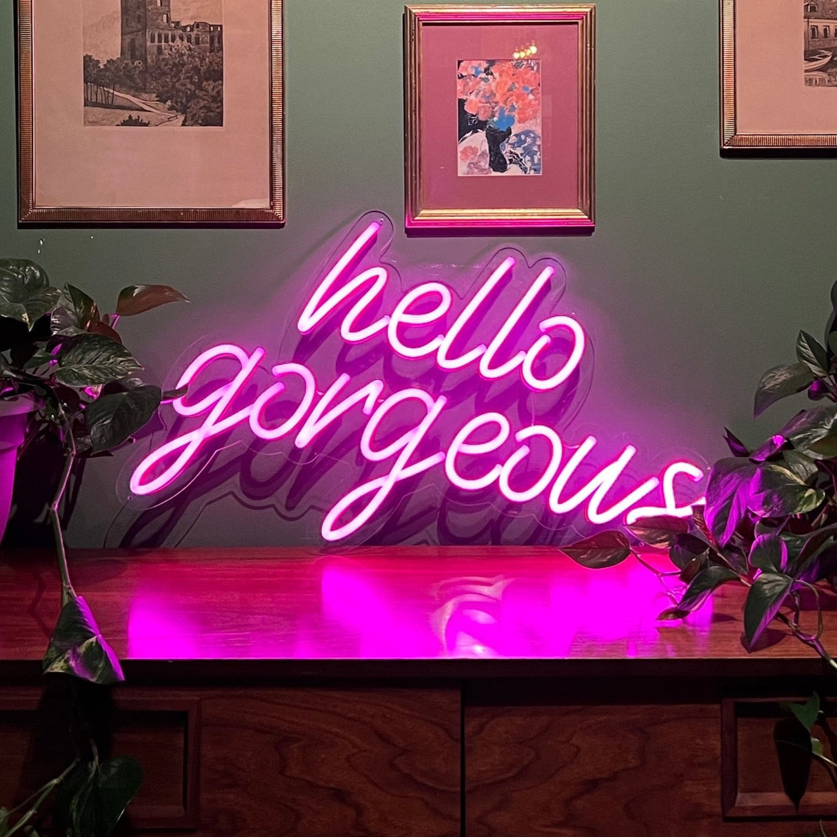 Hello Gorgeous LED Neon Sign