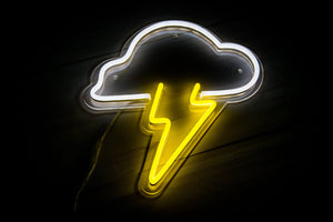 Storm Cloud LED Sign