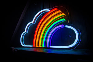 Cloud Rainbow LED Sign