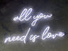 All you Need Is Love LED Neon Sign