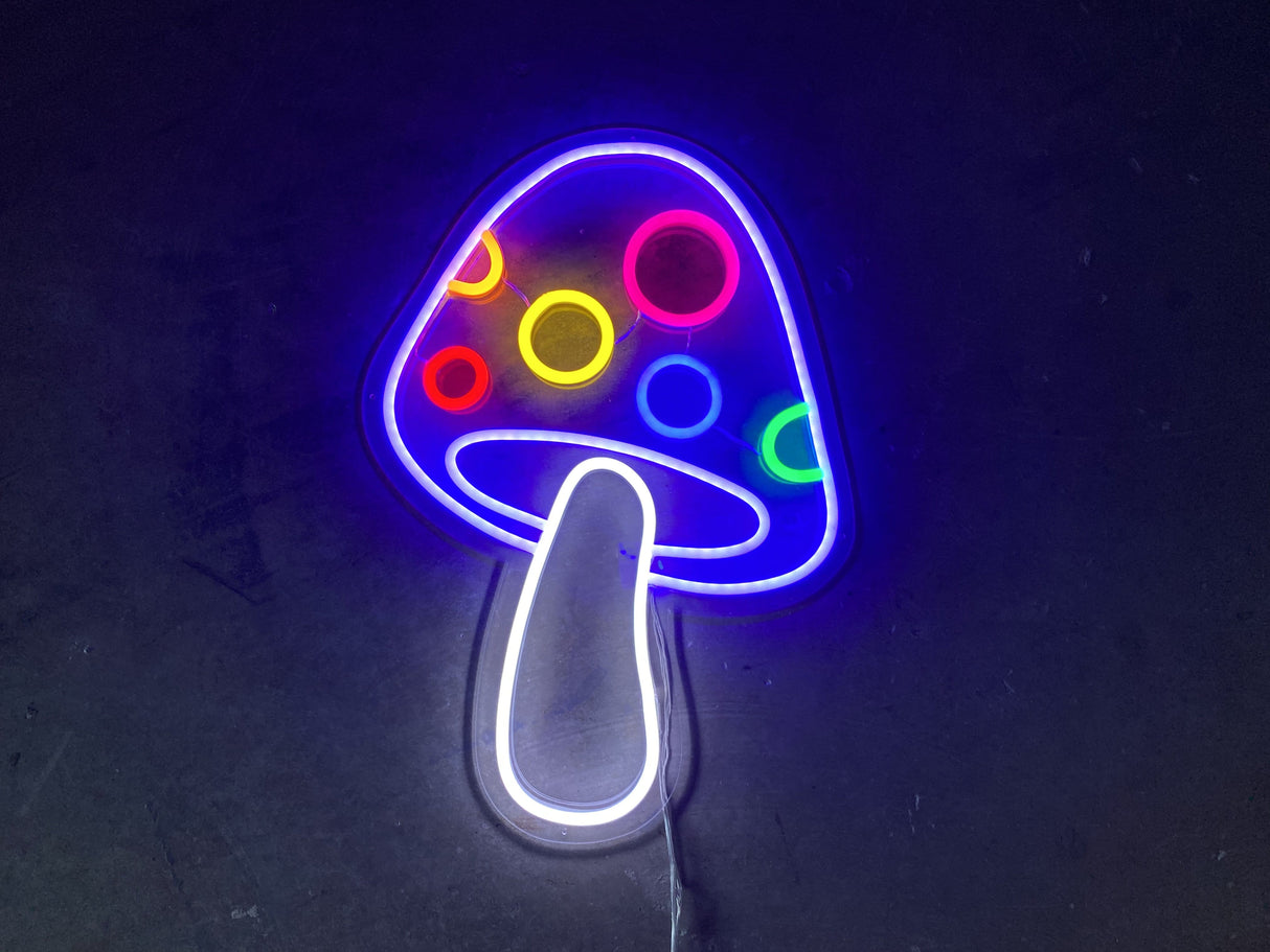 Toadstool Mushroom LED Neon Sign