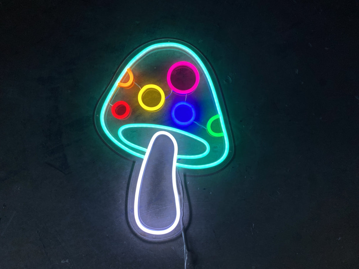 Toadstool Mushroom LED Neon Sign