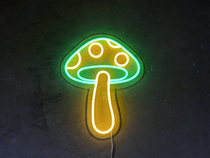 Toadstool Mushroom LED Neon Sign