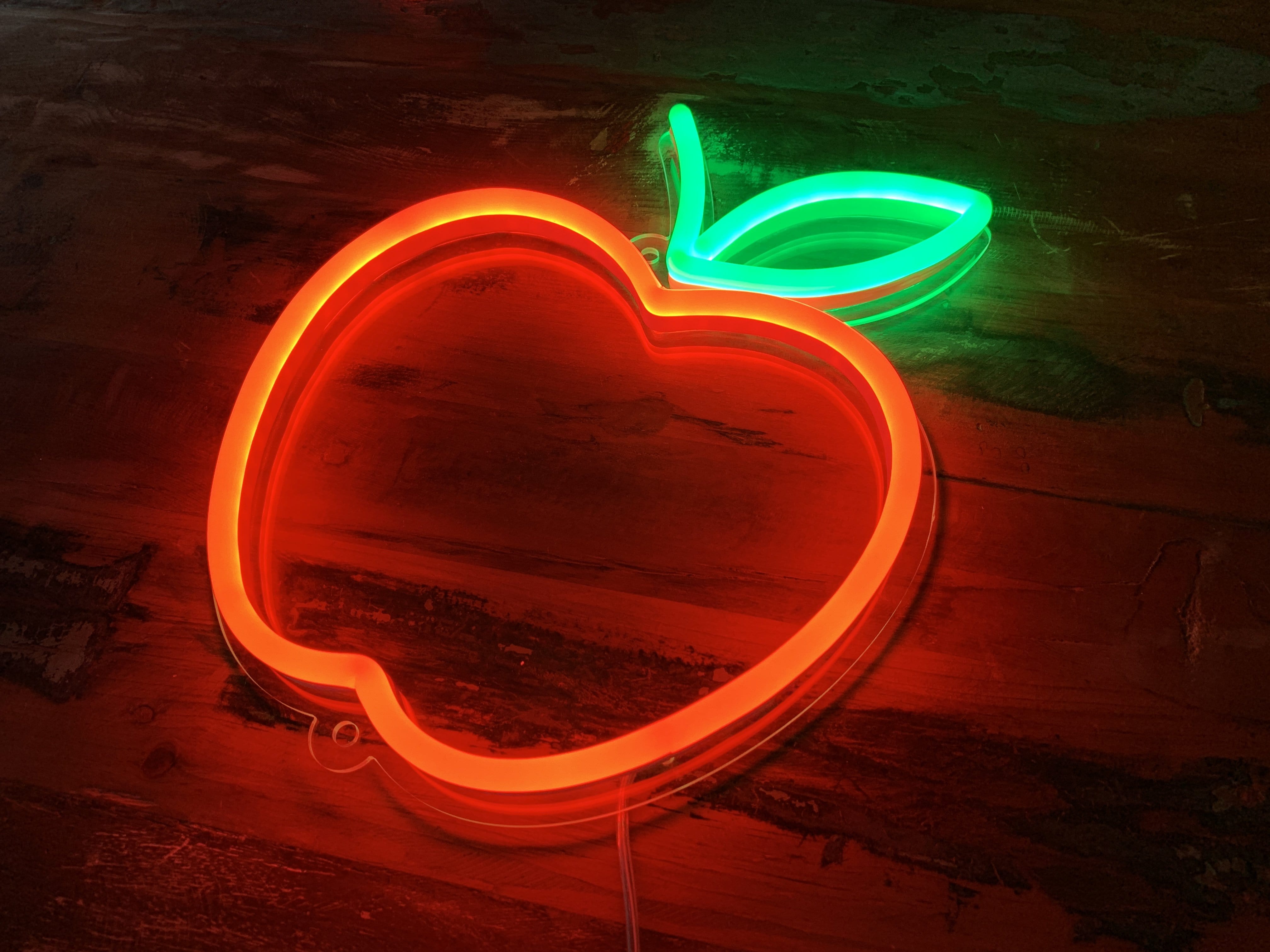 Apple LED Neon Sign - Neon Mfg.