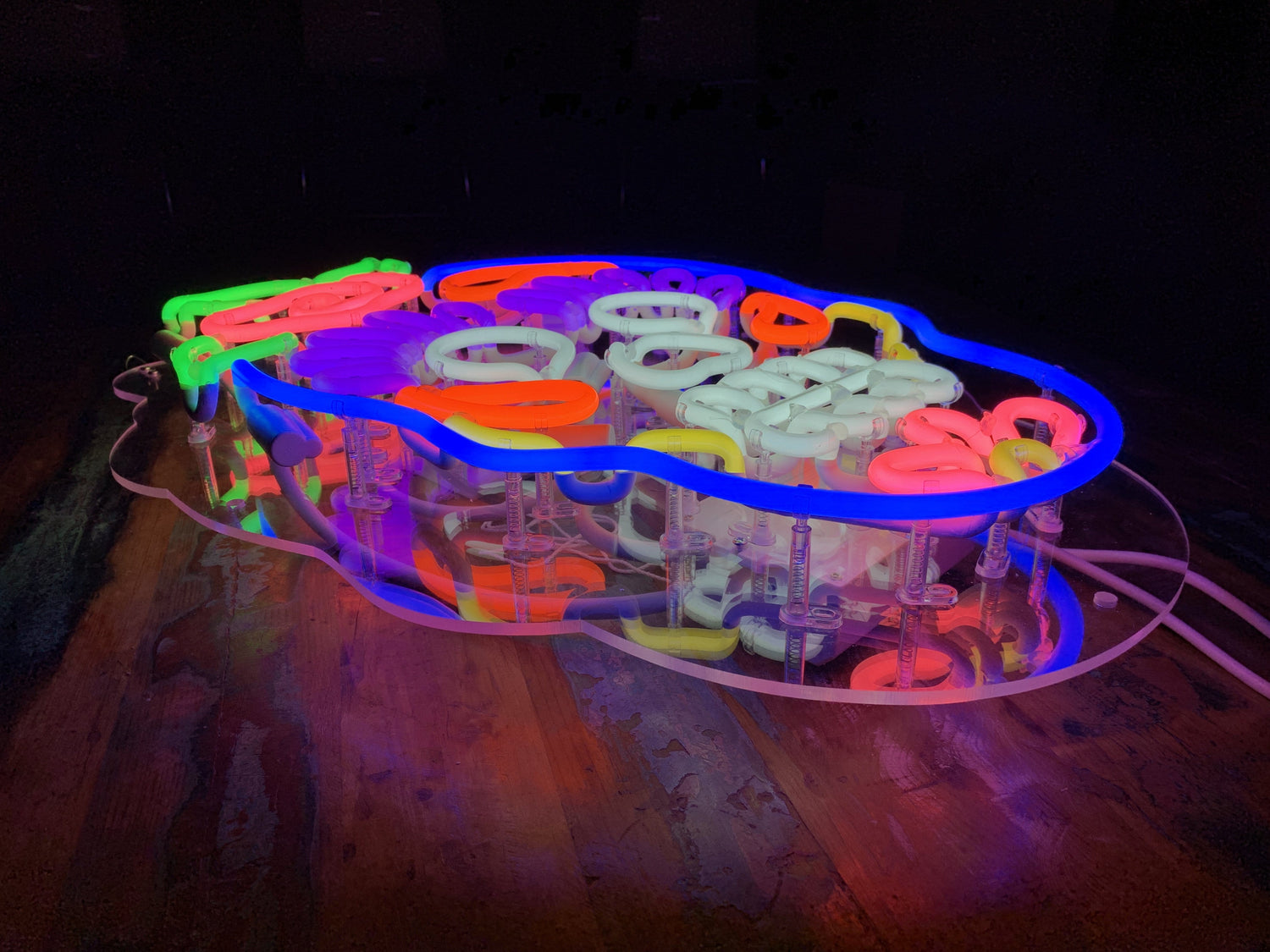 Calavera Skull Neon Sign Wall Mounted