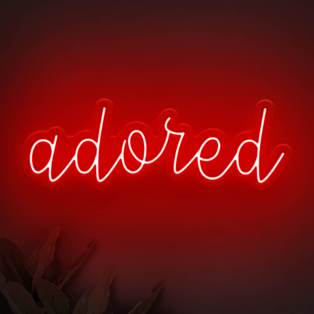 Adored LED Neon Sign