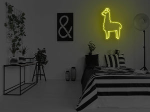 Alpaca LED Neon Sign
