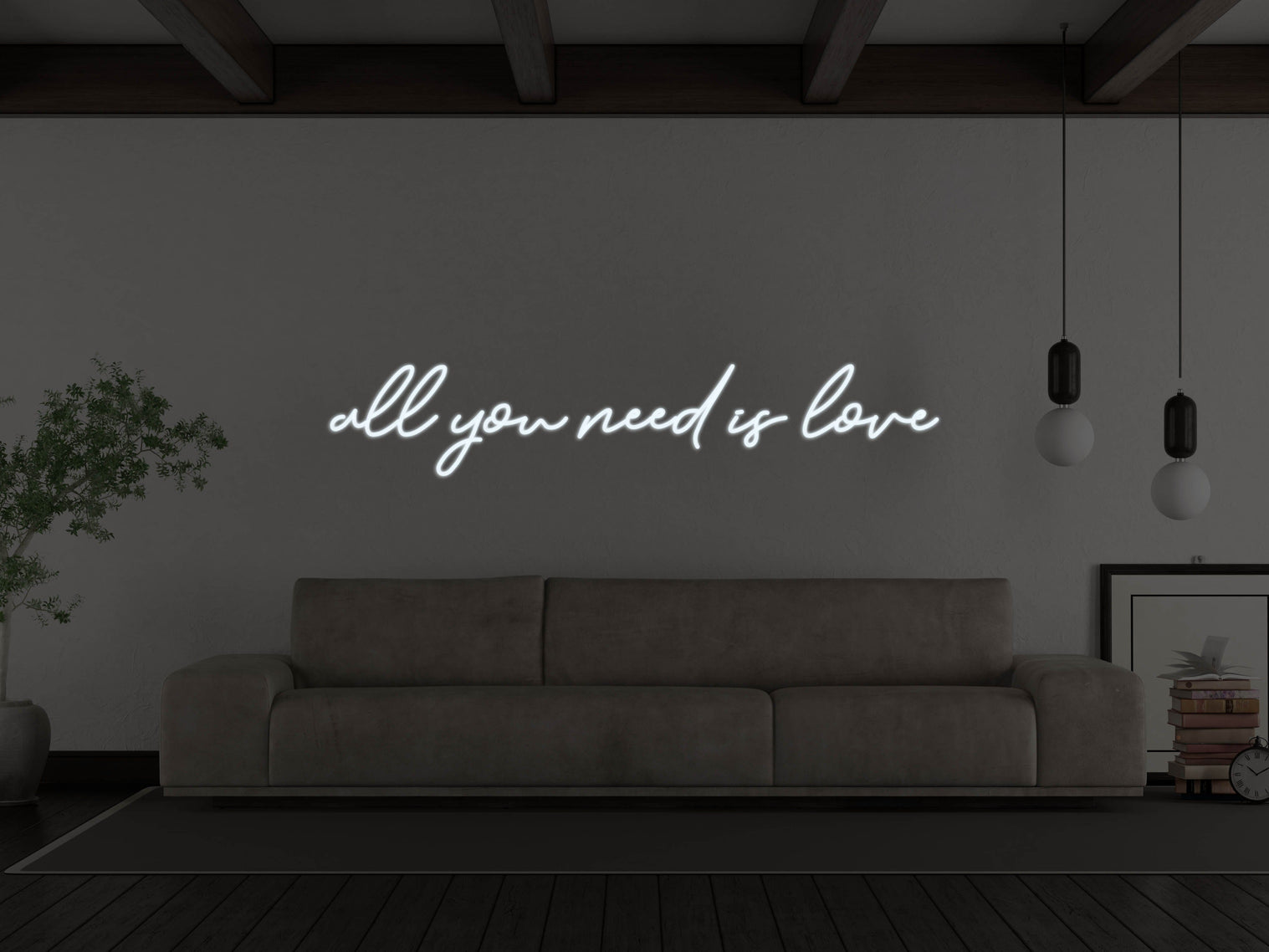 All you Need Is Love LED Neon Sign – Neon Mfg.