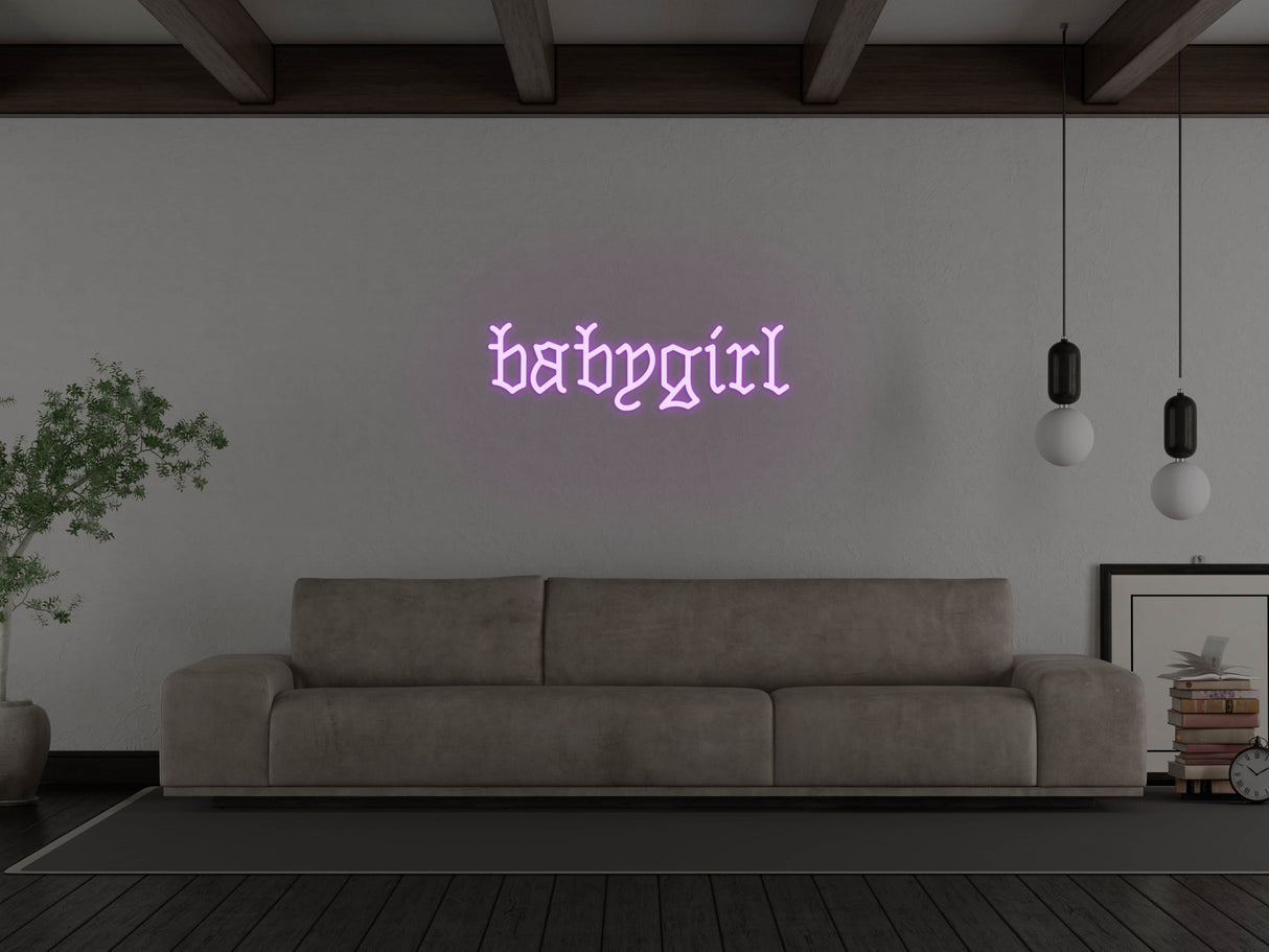 Babygirl LED Neon Sign