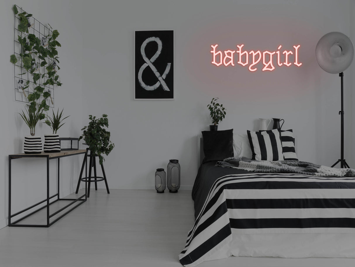 Babygirl LED Neon Sign