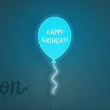 Happy Birthday Balloon LED Neon Sign