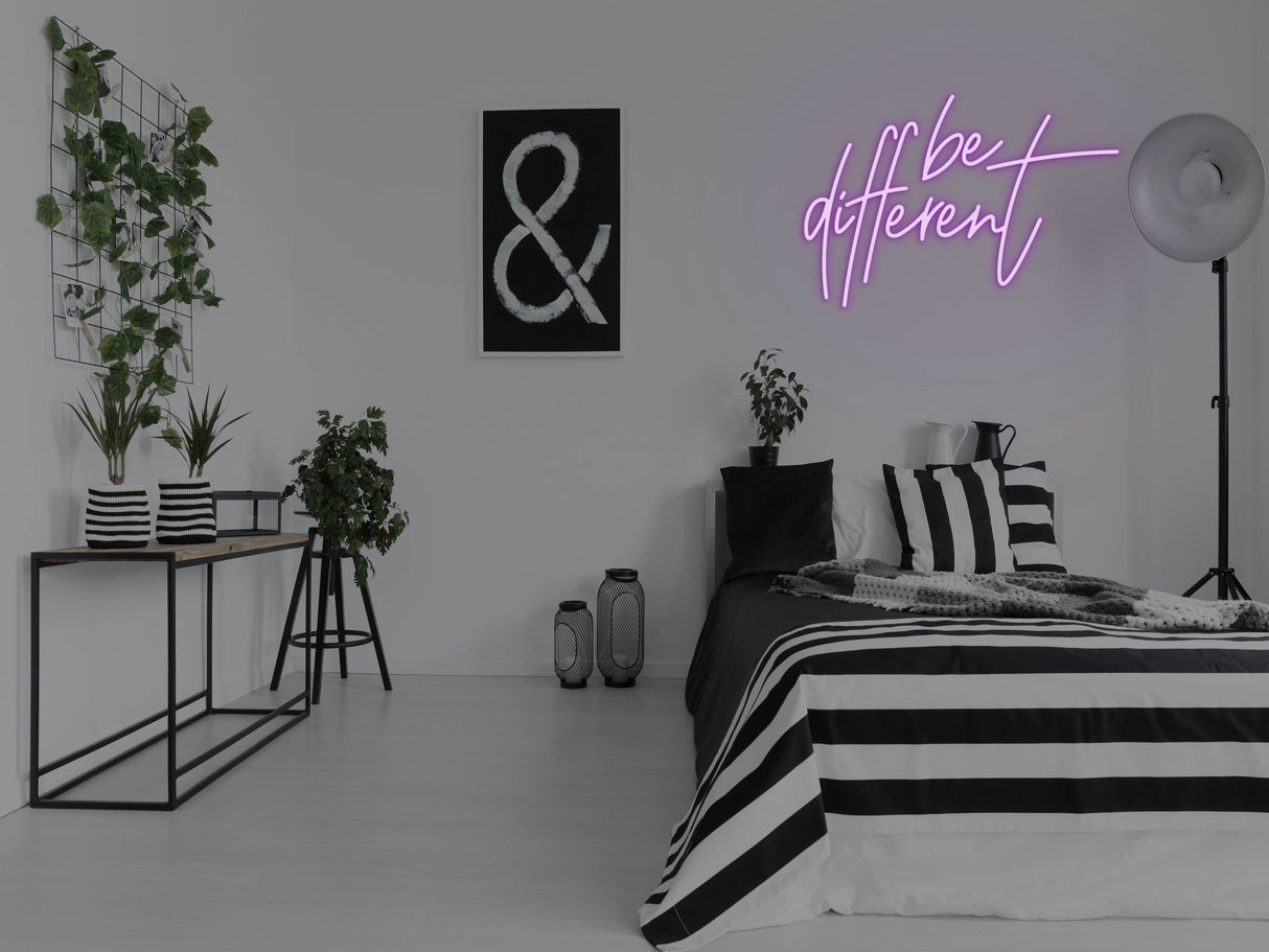 Be Different LED Neon Sign