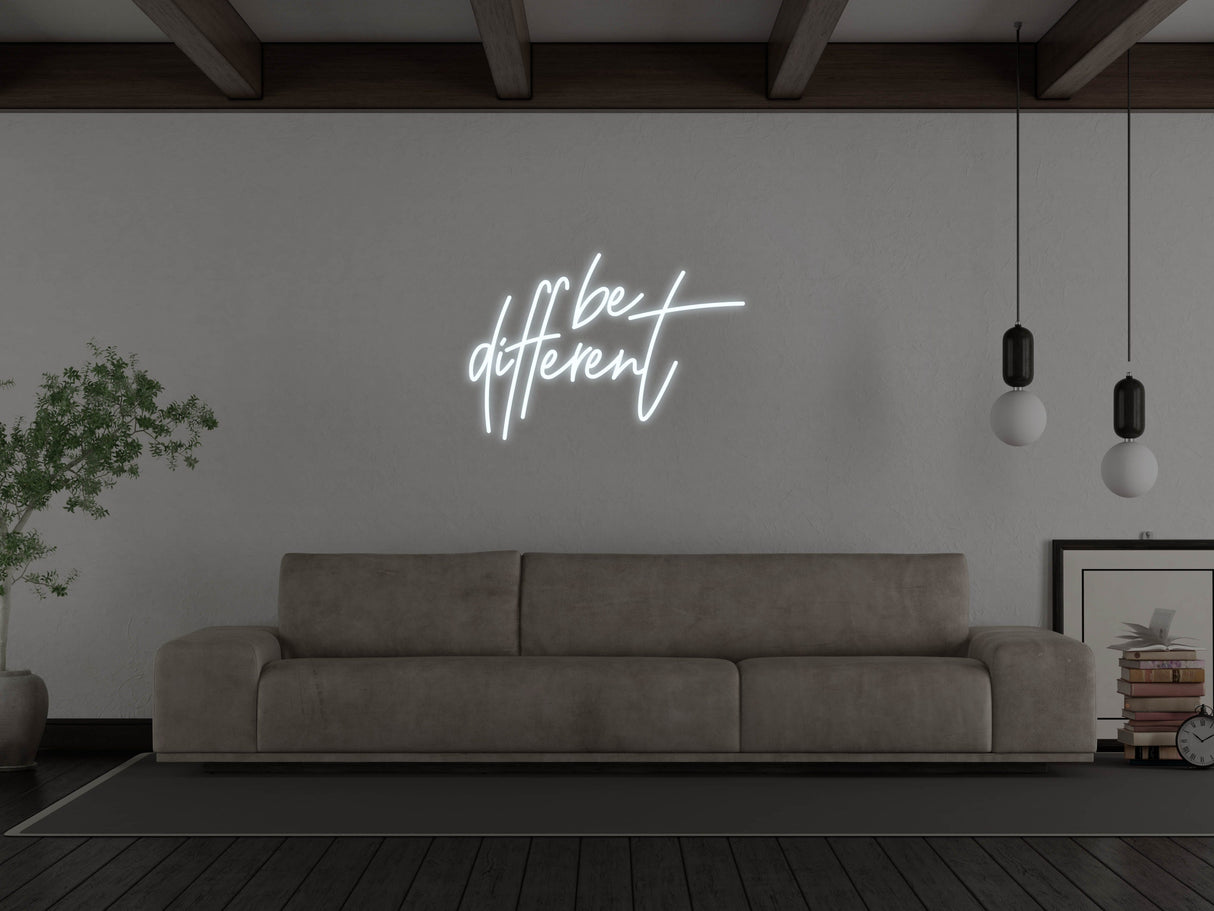 Be Different LED Neon Sign