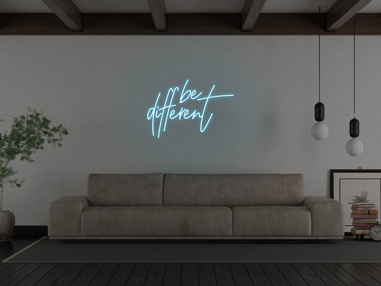 Be Different LED Neon Sign