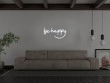 Be Happy LED Neon Sign