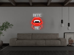 Bite Me LED Neon Sign