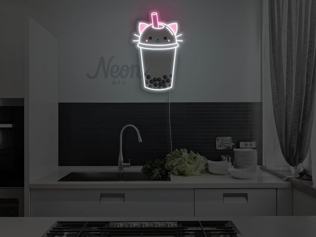 Bubble Tea LED Neon Sign