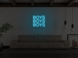 Boys Boys Boys LED Neon Sign