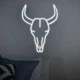 Bull Skull LED Neon Sign