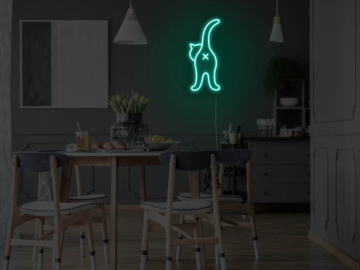 Cat Butt LED Neon Sign