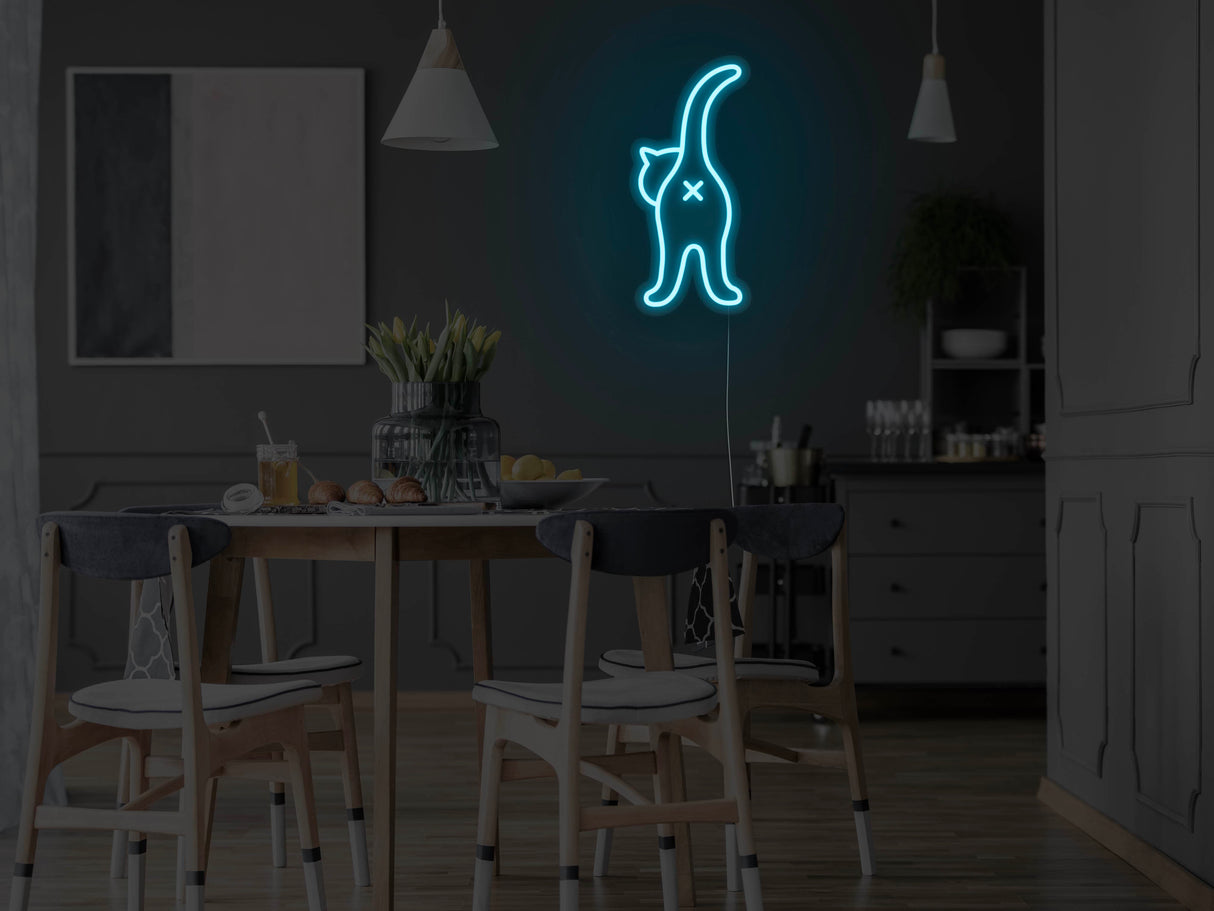 Cat Butt LED Neon Sign