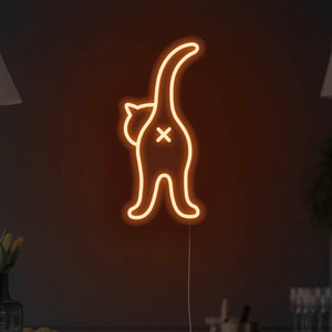 Cat Butt LED Neon Sign