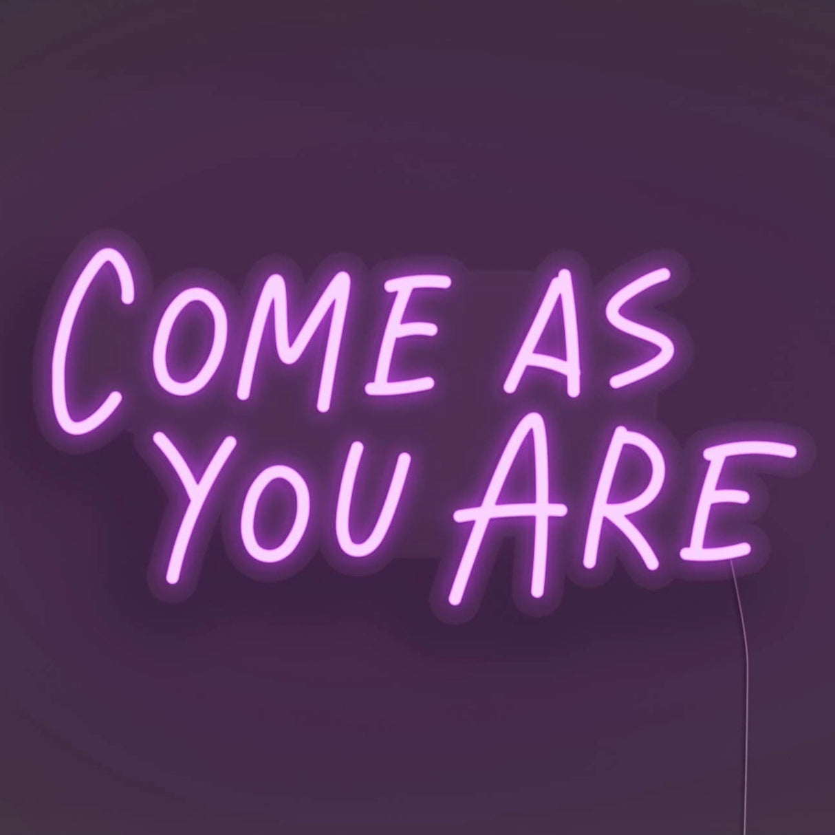 Come As You Are LED Neon Sign