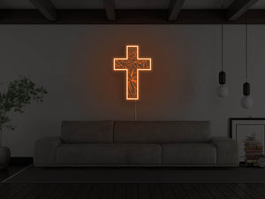 Crucifix LED Neon Sign