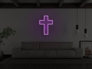 Crucifix LED Neon Sign