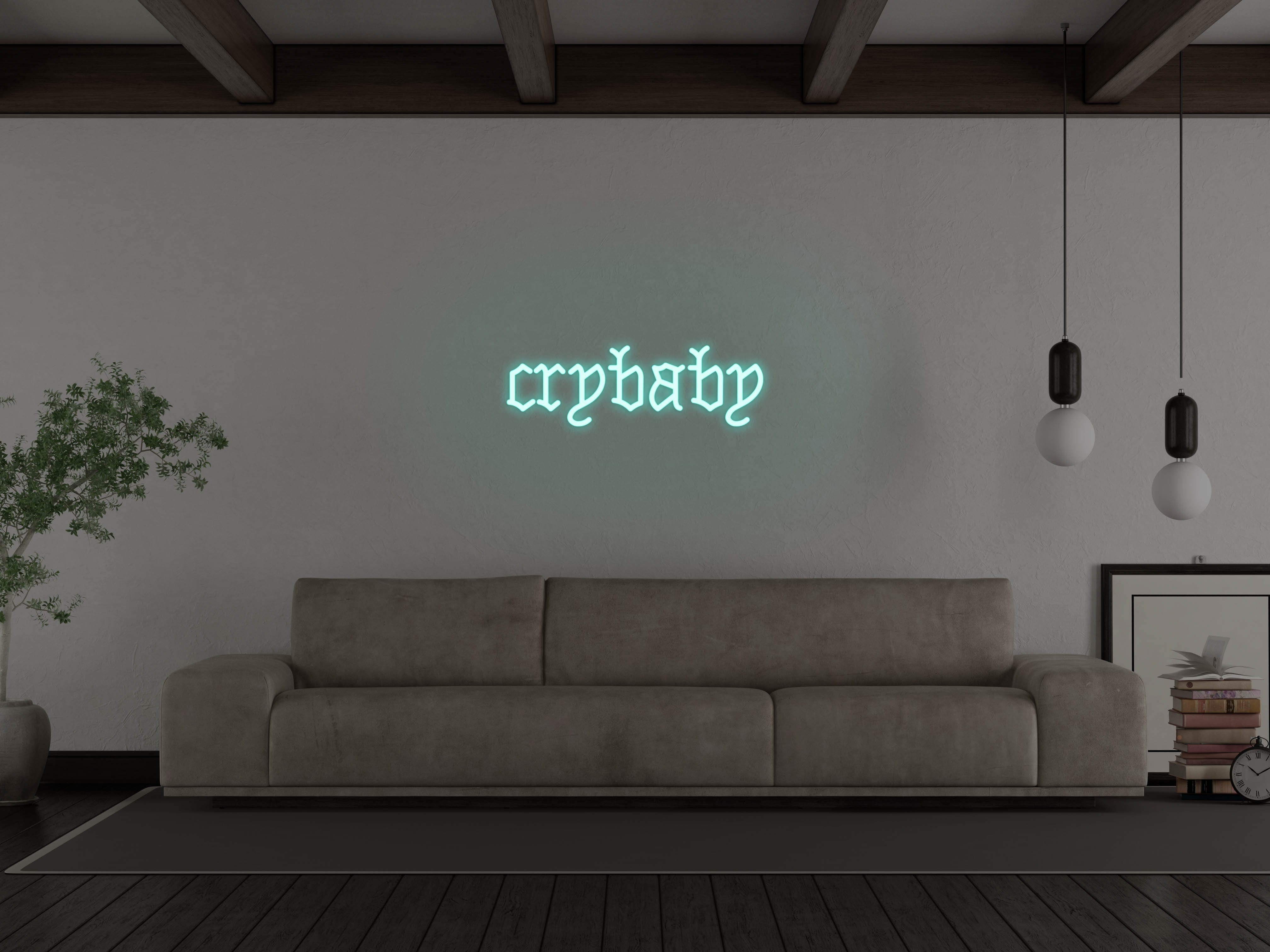 Crybaby LED Neon Sign – Neon Mfg.