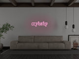 Crybaby LED Neon Sign