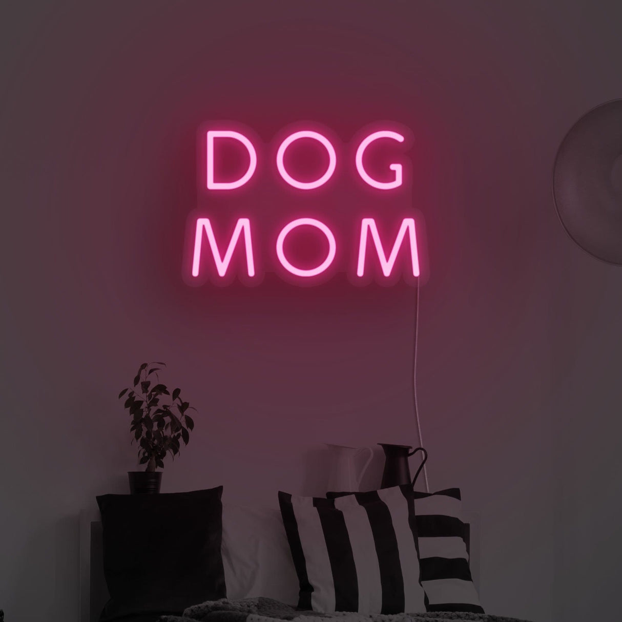 Dog Mom LED Neon Sign