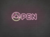 Donut Open LED Neon Sign