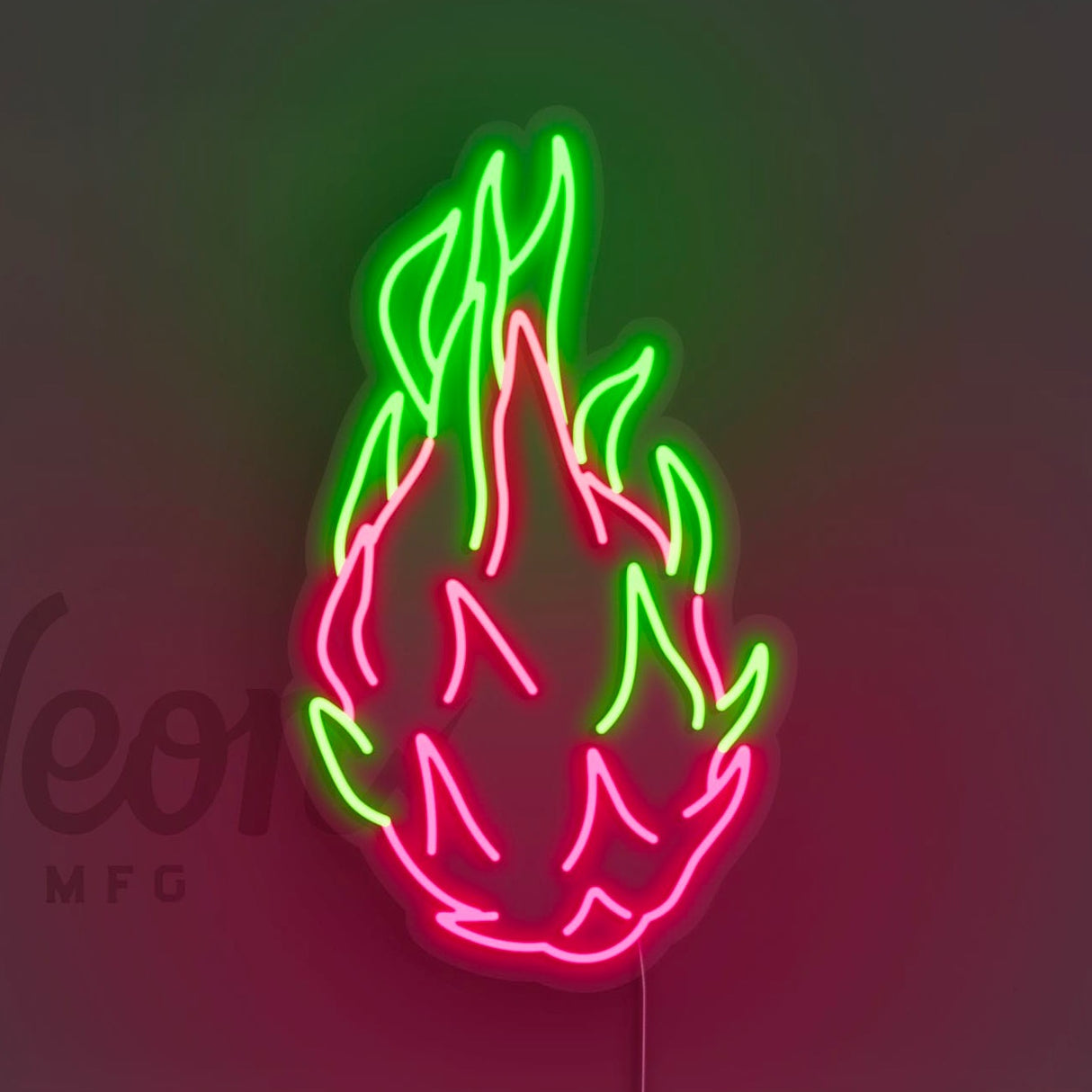 Dragon fruit LED Neon Sign