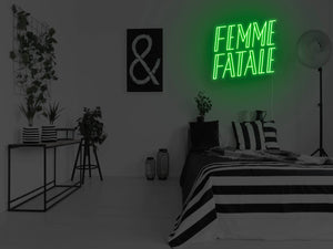 Femme Fatale LED Neon Sign