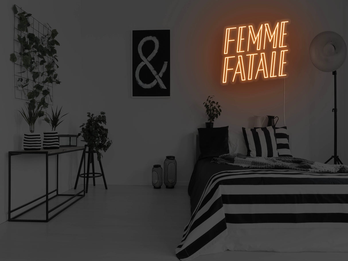 Femme Fatale LED Neon Sign