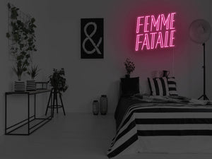 Femme Fatale LED Neon Sign