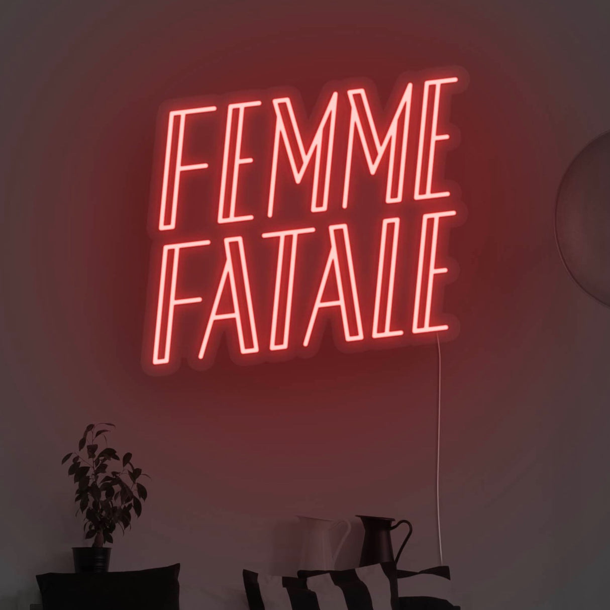 Femme Fatale LED Neon Sign