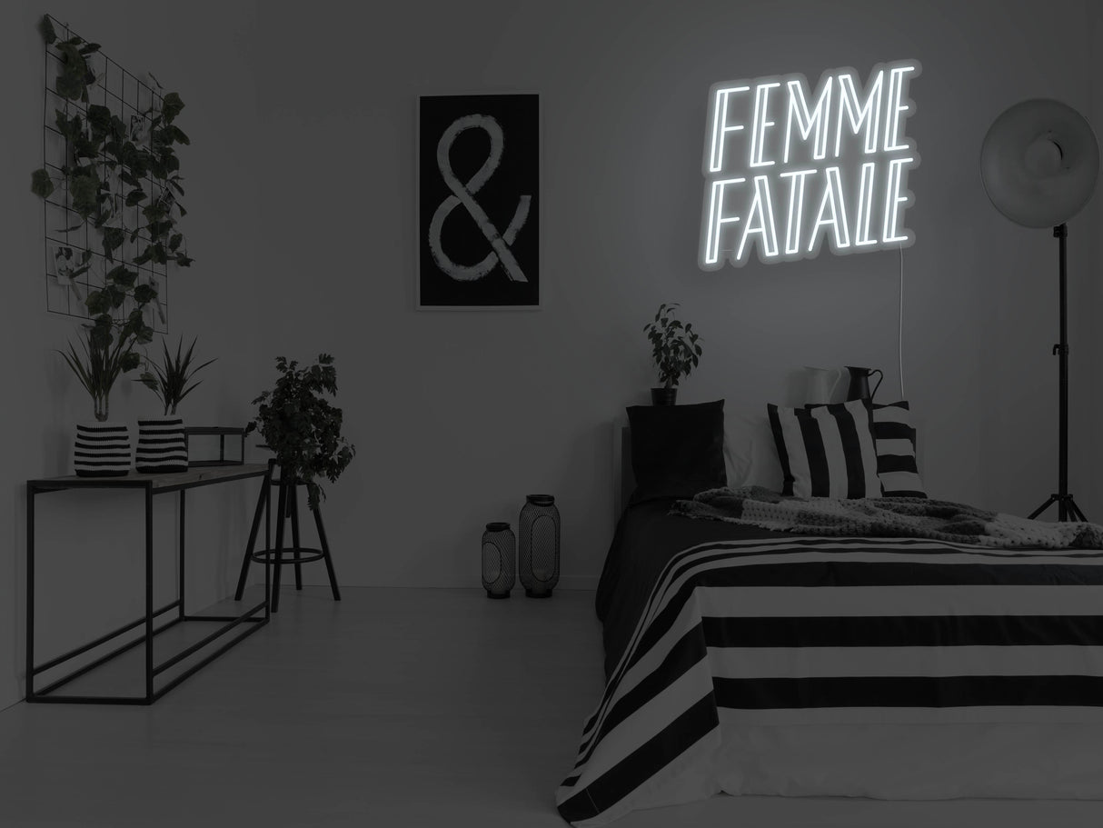 Femme Fatale LED Neon Sign