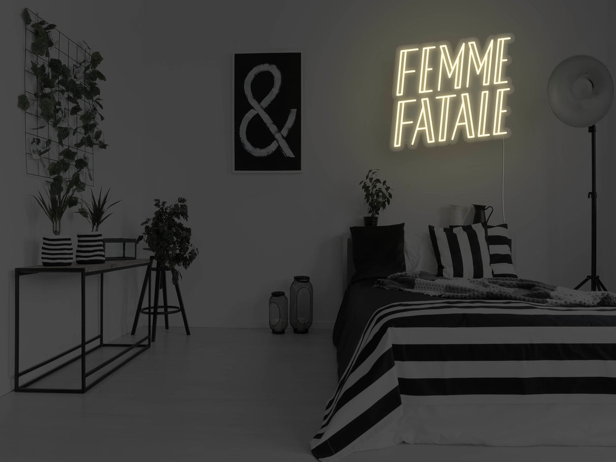 Femme Fatale LED Neon Sign