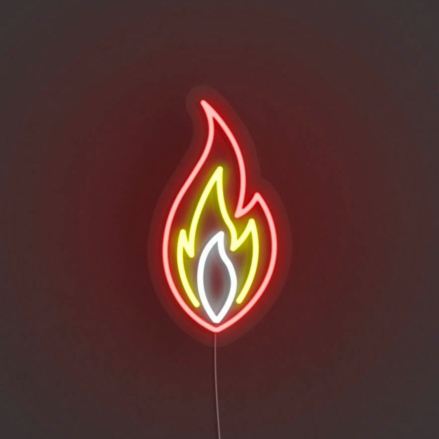 Flame LED Neon Sign