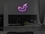 Unicorn Pool Floaty LED Neon Sign