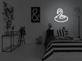 Flamingo Pool Floaty LED Neon Sign