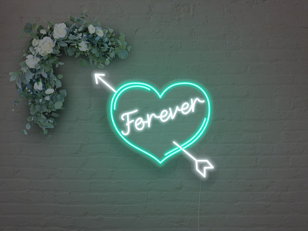 Forever Heart LED Neon Sign